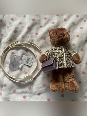 kate spade oh what fun! teddy bear bag
